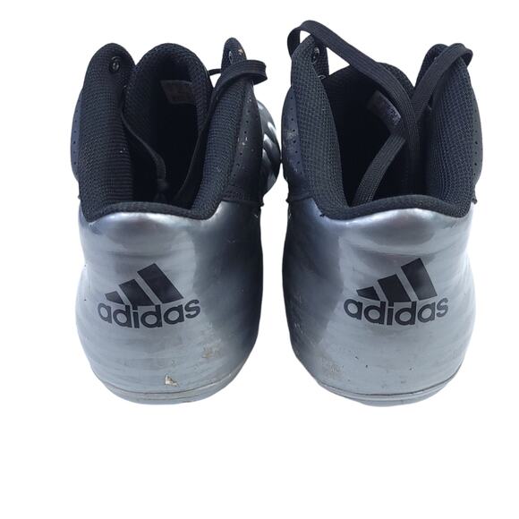 Adidas Football Cleats Men Size 13 Silver Black Lace Up main image 7
